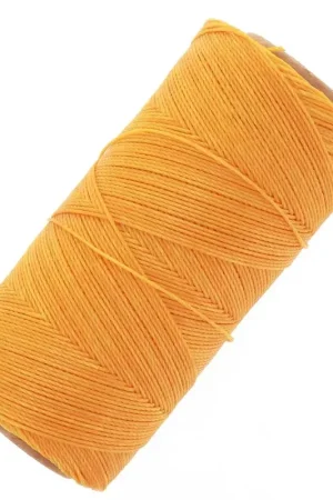 Bobine de fil ciré Linhasita pour micro macramé 0.75 mm - Safran (274) x228m Novità