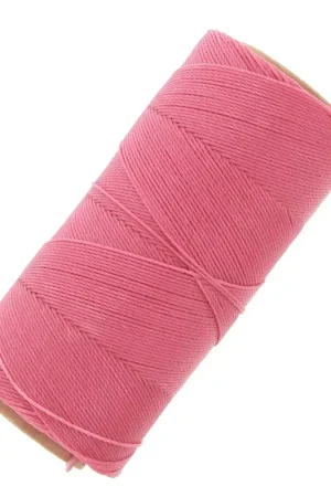Saldi Bobine de fil ciré Linhasita pour micro macramé 0.75 mm - Candy Pink (629) x228m