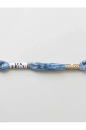 164 COSMO - Filo da ricamo giapponese COSMO - Mouliné Size 25 in cotone a 6 capi Offerta Lampo