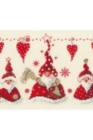 kit ricamo a punto croce - Babbo natale - Vervaco Nuovo Arrivo