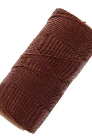 Subito Disponibile Bobine de fil ciré Linhasita pour micro macramé 0.75 mm - Old Copper (25) x228m