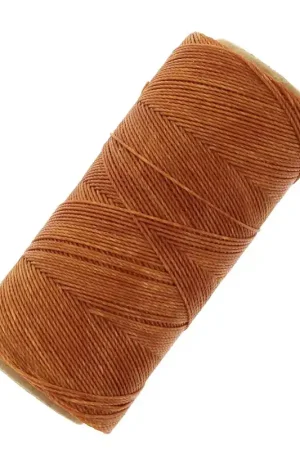 Soddisfatti O Rimborsati Bobine de fil ciré Linhasita pour micro macramé 0.75 mm - Caramel (203) x228m