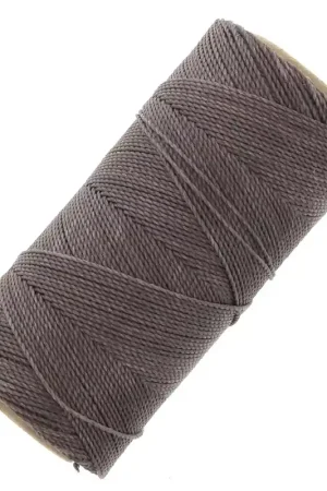 Bobine de fil ciré Linhasita pour micro macramé 1 mm - Marron Chocolat (583) x168m Popolare