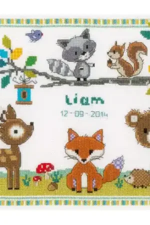 Consegna Rapida kit ricamo a punto croce - Animali della foresta I - Vervaco