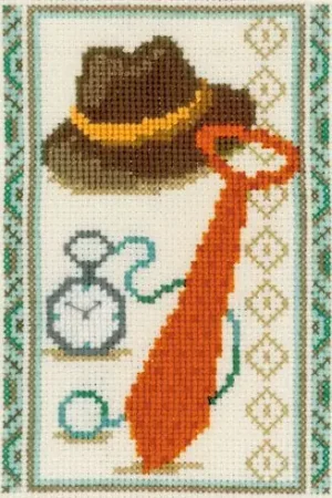 kit ricamo a punto croce - Accessori vintage - Vervaco Saldi