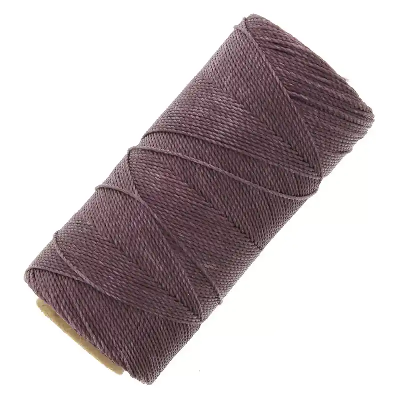 Bobine de fil ciré Linhasita pour micro macramé 1 mm - Sangria Purple (287) x168m Super Prezzo