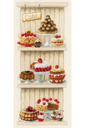 kit ricamo a punto croce - Deliziosi dolci - Vervaco A Buon Prezzo