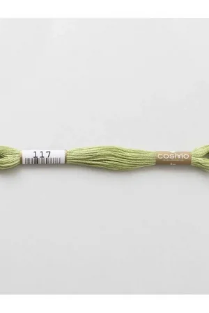 117 COSMO - Filo da ricamo giapponese COSMO - Mouliné Size 25 in cotone a 6 capi Nuova Collezione