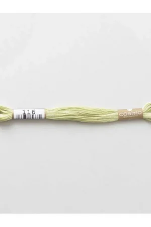 116 COSMO - Filo da ricamo giapponese COSMO - Mouliné Size 25 in cotone a 6 capi Di Tendenza