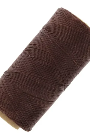 Bobine de fil ciré Linhasita pour micro macramé 0.5 mm - Acajou (515) x335m Bestseller