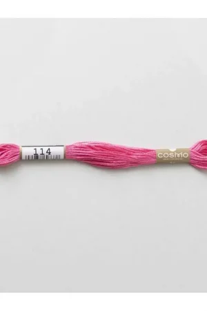 114 COSMO - Filo da ricamo giapponese COSMO - Mouliné Size 25 in cotone a 6 capi Spedizione Espresso