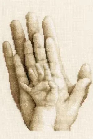 Compra Oggi Stesso kit ricamo a punto croce - Delle mani - Vervaco