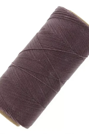 Bobine de fil ciré Linhasita pour micro macramé 0.5 mm Sangria Purple (287) x335m Soddisfatti O Rimborsati