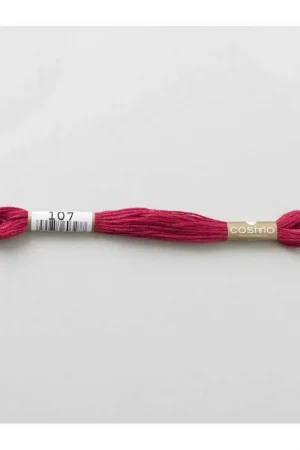 107 COSMO - Filo da ricamo giapponese COSMO - Mouliné Size 25 in cotone a 6 capi Ordina Subito