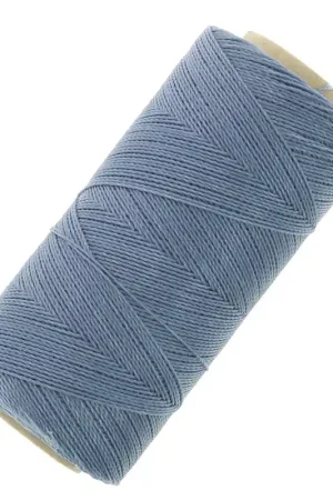 Bobine de fil ciré Linhasita pour micro macramé 0.5 mm - Jeans (384) x335m Occasione Imperdibile