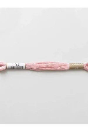 104 COSMO - Filo da ricamo giapponese COSMO - Mouliné Size 25 in cotone a 6 capi Affare