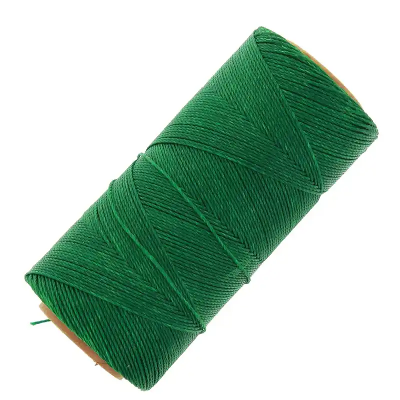 Non Perdere Bobine de fil ciré Linhasita pour micro macramé 0.75 mm - Green (1045) x228m