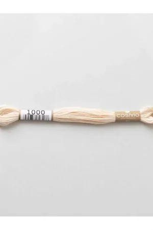1000 COSMO - Filo da ricamo giapponese COSMO - Mouliné Size 25 in cotone a 6 capi Più Venduto