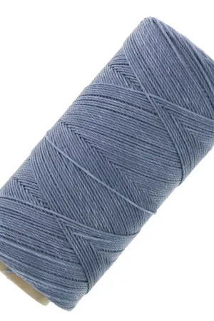 Bobine de fil ciré Linhasita pour micro macramé 0.75 mm - Jeans (384) x228m Prezzo Ridotto