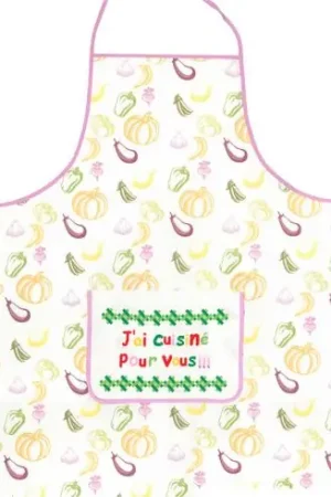 Kit grembiuli a ricamo - Grembiule da ricamo - a tavola - Marie Coeur Prezzo Di Fabbrica