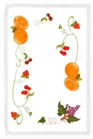Nuovo Arrivo Kit di tovagliette da ricamo - La frutta - Luc Créations