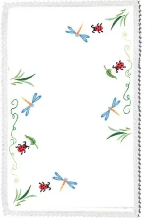 Kit di tovagliette da ricamo - Libellule - Luc Créations Prezzo Scontato