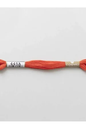 445A COSMO - Filo da ricamo giapponese COSMO - Mouliné Size 25 in cotone a 6 capi Consegna Rapida