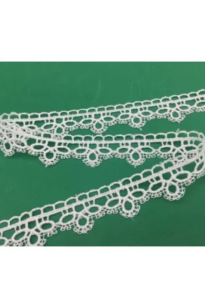 Offerta Del Giorno Passamaneria Merletto Pizzo Macramè Punta Trifoglio Alto 25 Mm