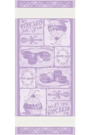 Scelto Dai Clienti Kit vis a vis da ricamare - Cupcakes - Colore viola - DMC