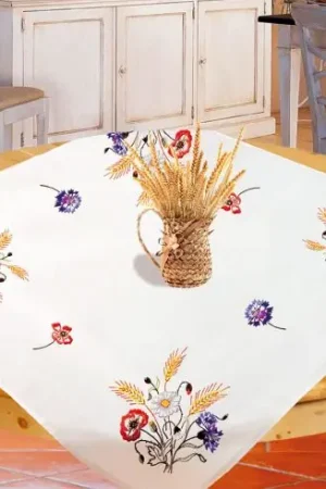 Kit tovaglia da ricamo - Laura - Avila Prezzo Basso