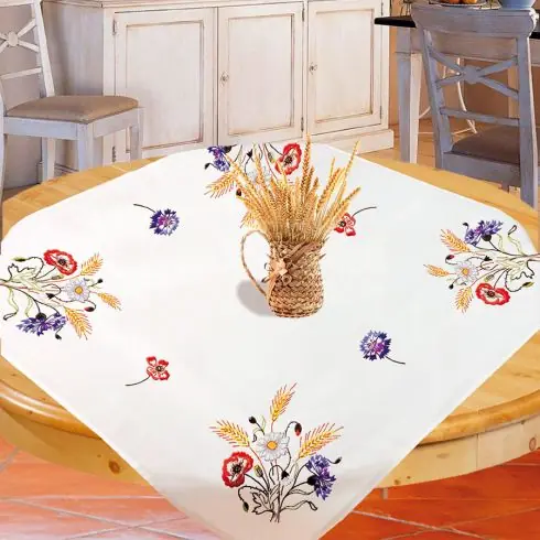 Kit tovaglia da ricamo - Laura - Avila Prezzo Basso