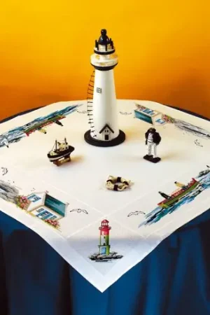 Kit tovaglia da ricamo - La Bretagna - Luc Créations Prezzo Basso