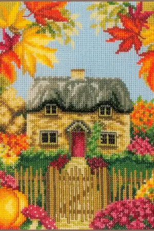 Spedizione Espresso Kit di Punto Croce - Autunno - Vervaco