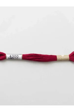 4300 COSMO - Filo da ricamo giapponese COSMO - Mouliné Size 25 in cotone a 6 capi Offerta Limitata