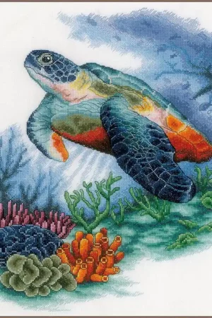 Kit a Punto Croce - Tesori Sotto i Mare - Vervaco Pagamento Sicuro