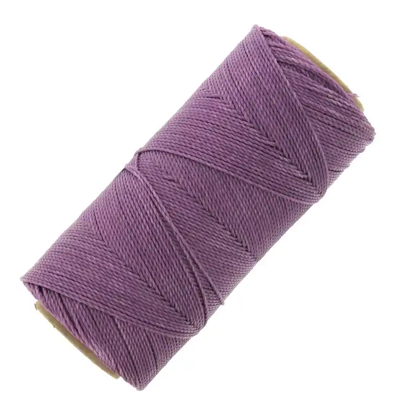 Bobine de fil ciré Linhasita pour micro macramé 0.5 mm - Lilas Antique (236) x335m Prezzo Scontato