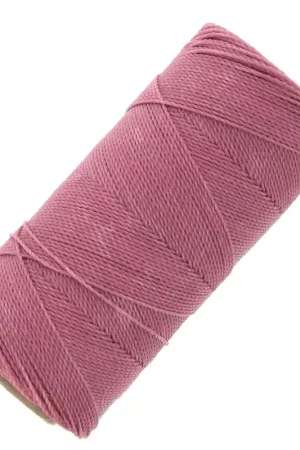 Direttamente Dal Produttore Bobine de fil ciré Linhasita pour micro macramé 0.5 mm - Dusty Rose (962) x335m