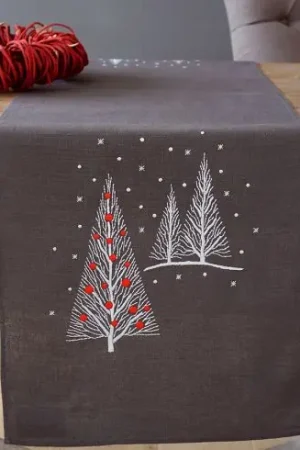Kit runner da ricamare - Albero di Natale da ricamare - Vervaco Saldi