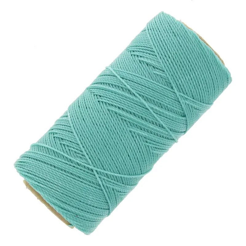 Più Venduto Bobine de fil ciré Linhasita pour micro macramé 1 mm - Bleu givré (231) x168m