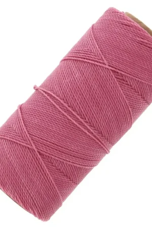 Bobine de fil ciré Linhasita pour micro macramé 1 mm - Candy Pink (629) x168m Consegna Rapida