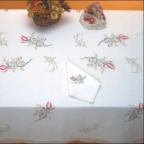 Ordina Subito Tovaglia da ricamo - rosa - Luc Créations