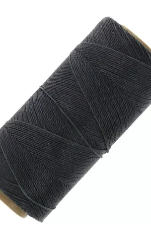 Bobine de fil ciré Linhasita pour micro macramé 0.5 mm - Gris Foncé (474) x335m Miglior Prezzo