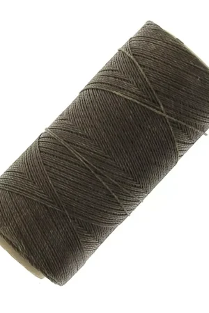 Bobine de fil ciré Linhasita pour micro macramé 0.5 mm - Kaki foncé (844) x335m Economico