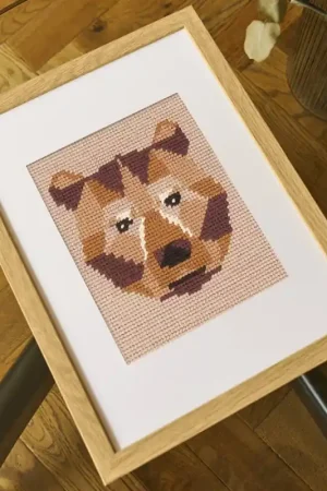 Kit di Tappezzeria - Orso Geometrico - DMC Compra Oggi Stesso