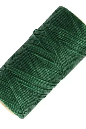 Bobine de fil ciré Linhasita pour micro macramé 0.5 mm - Vert Sapin (367) x335m Saldi