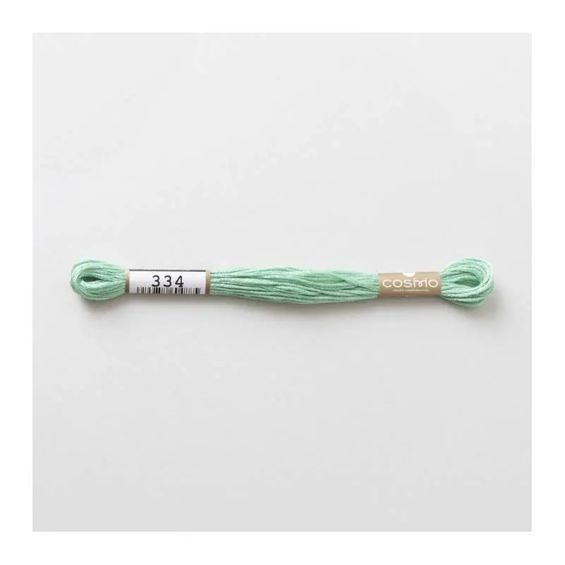 Solo Oggi 334 COSMO - Filo da ricamo giapponese COSMO - Mouliné Size 25 in cotone a 6 capi