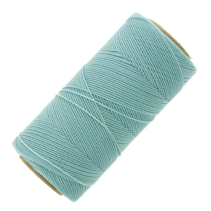 Bobine de fil ciré Linhasita pour micro macramé 0.75 mm - Bleu azur (605) x228m Sconto