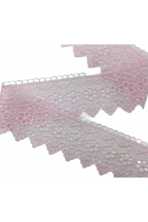 Passamaneria Pizzo Macramè Punta Fiore Zig Zag Smerlato Alto 7 Cm Must-Have