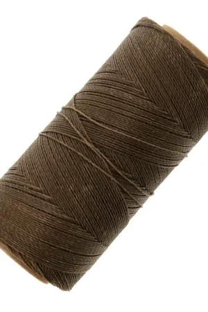 Bobine de fil ciré Linhasita pour micro macramé 0.5 mm - Café au Lait (612) x335m Compra Oggi Stesso