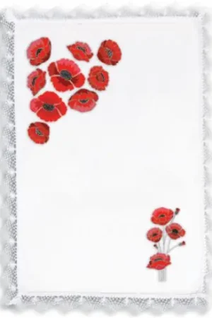 Offerta Lampo Kit di tovagliette da ricamo - Papaveri - Margot de Paris